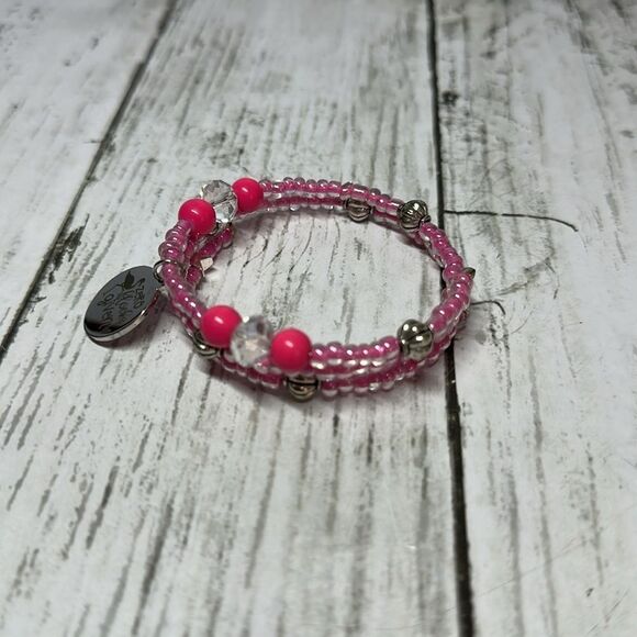 Handmade Beaded Wrap Bracelet for Women/ Seed Bead Bracelet/ Gift for her/ Charm - Picture 4 of 5
